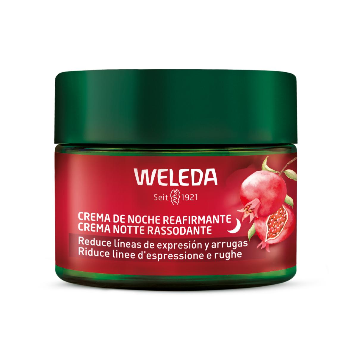 Straffende Nachtcreme mit Granatapfel und Maca-Peptiden von Weleda 40 ml