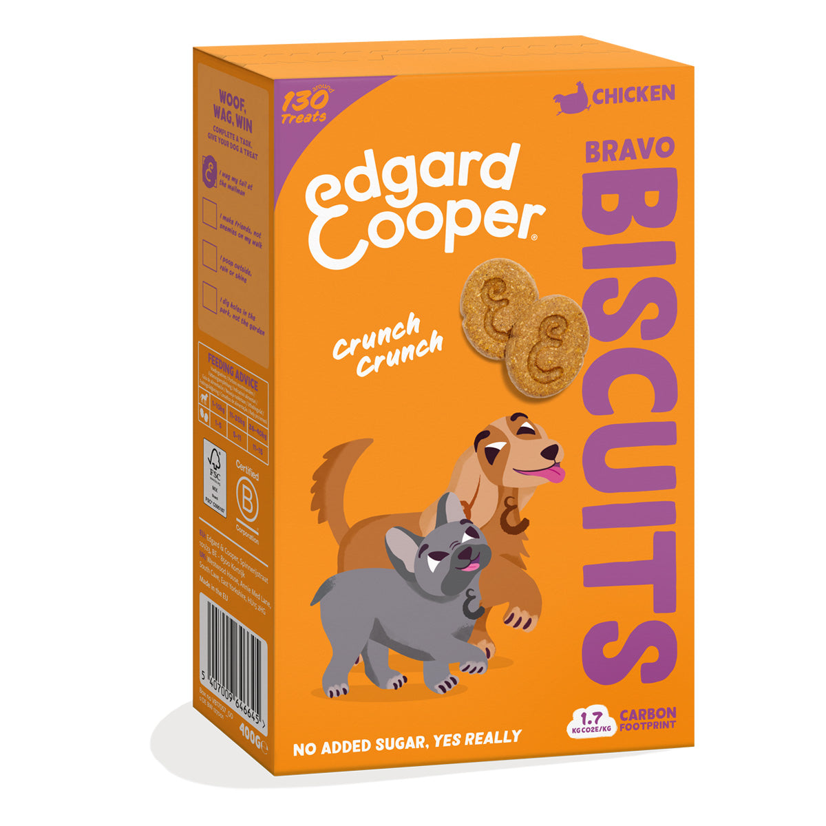 Biscuits au poulet Edgard Cooper 400 g