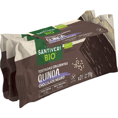 Chrupiące tosty z komosą ryżową i czekoladą deserową BIO 3x57 g