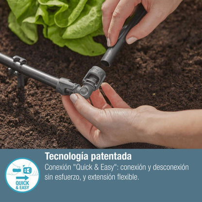 Codo 13 mm Junta en L (1/2") x5 Microdripsystem Gardena