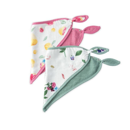 Bambu-haklappar Sweet Tartar 2 st rosa och blå Little Unicorn