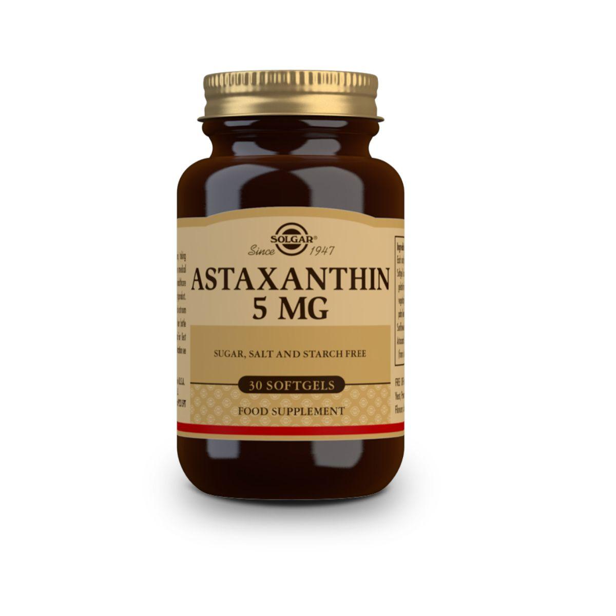 Astaxanthin, 30 kapslar à 5 mg