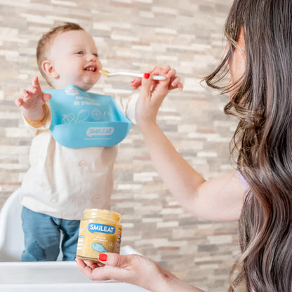 12er-Pack BIO-Gläschen mit Gemüse und Seehecht +6 Monate Smileat 230 g