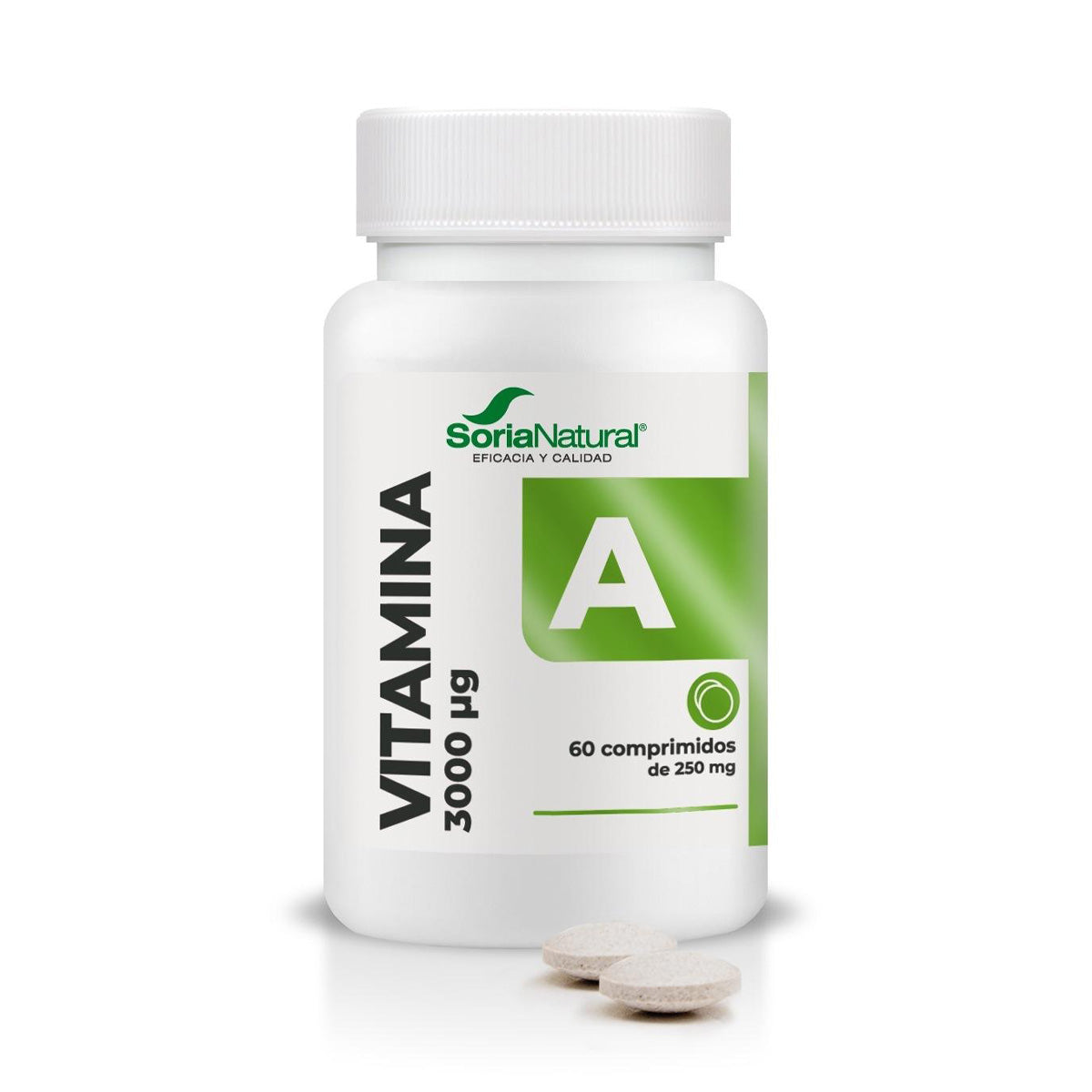 Vitamina A, Soria Natural, 60 comprimidos