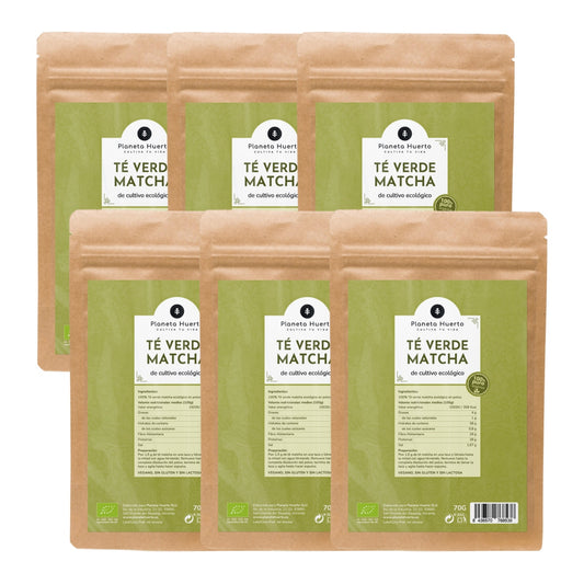 6xPack herbaty Matcha w proszku ECO Planet Orchard 70 g