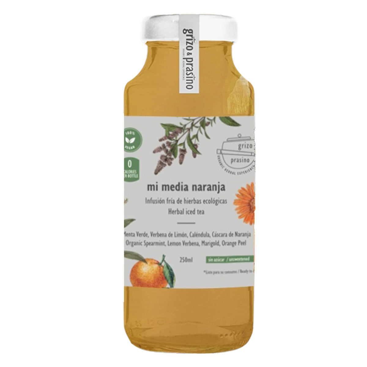 Kruidenthee Mi media naranja RTD Grizo & Prasino 250 ml