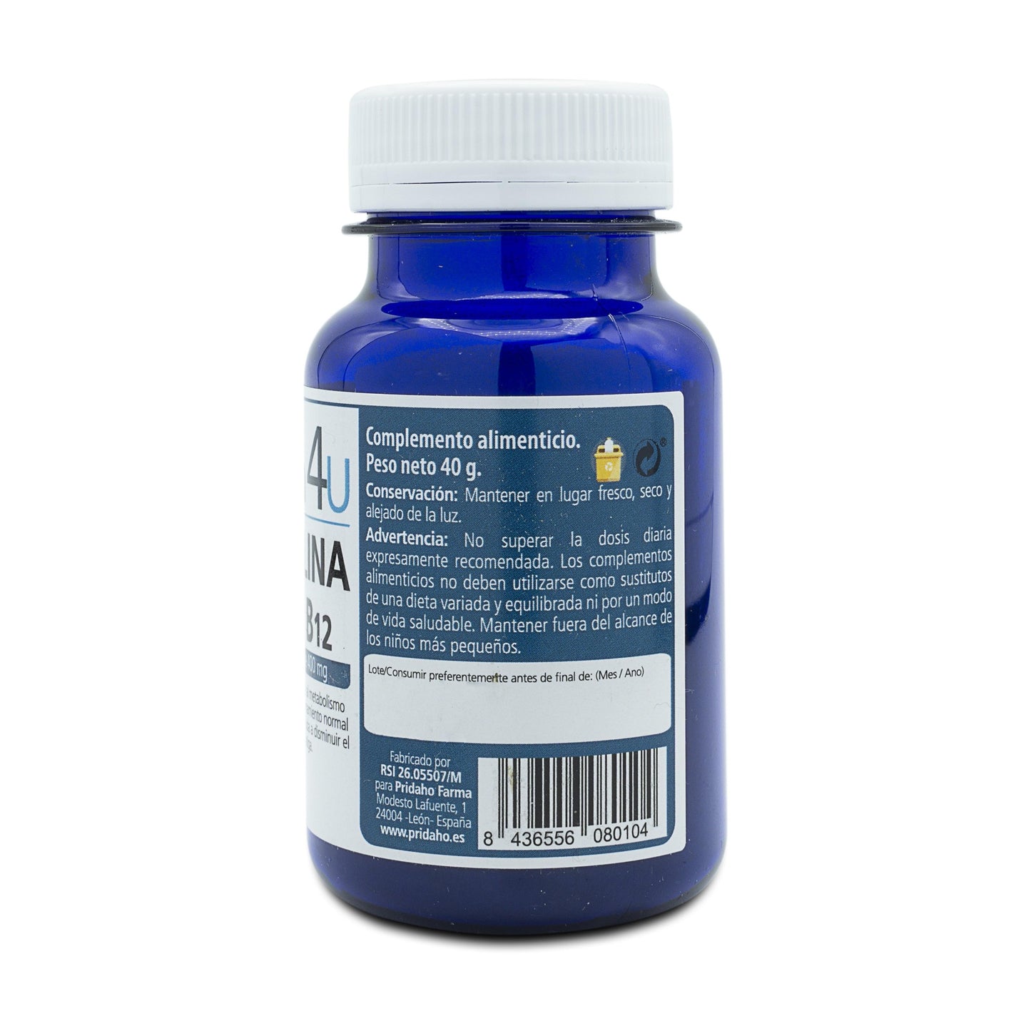 H4U Spiruline + Vitamine B12 100 comprimés 400 mg