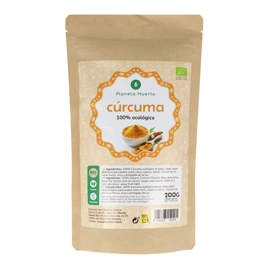 Poudre de curcuma ECO Planeta Huerto (sachet de 200g)