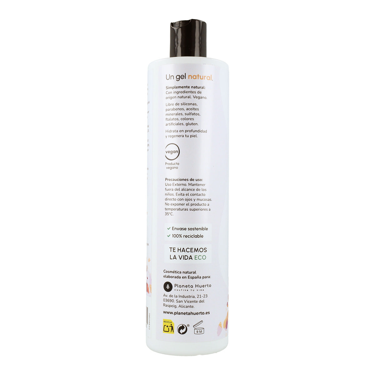 Duschgel Hibiskusblüte und Orange Planeta Huerto 500 ml