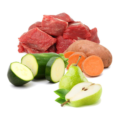 Nourriture humide Barf pour chiens Merveille de bœuf BIO Puromenu 400 g