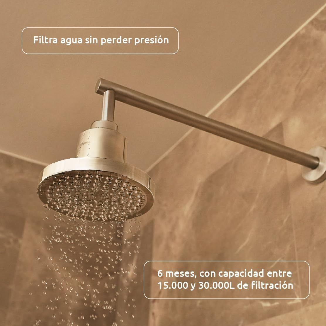Pack 2 x Cartouches pour pomme de douche ShowerPro Rain SMR Tappwater