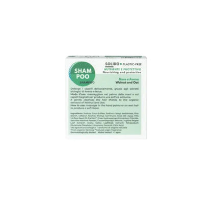 Odżywczy i ochronny szampon w kostce bez pozostałości 64 g ekologiczny Officina Naturae