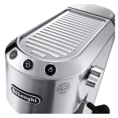 Delonghi Dedica Maestro Macchina da caffè manuale per espresso e cappuccino EC685.M metallo