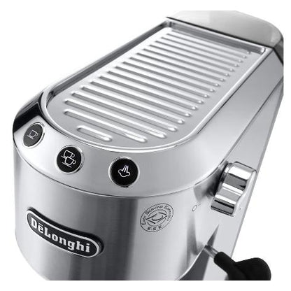 Delonghi Dedica Maestro Macchina da caffè manuale per espresso e cappuccino EC685.M metallo