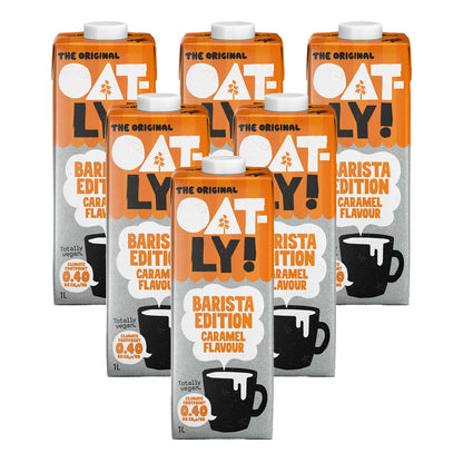 Zestaw 6x Napój Barista owsiany i karmelowy Oatly 1 l