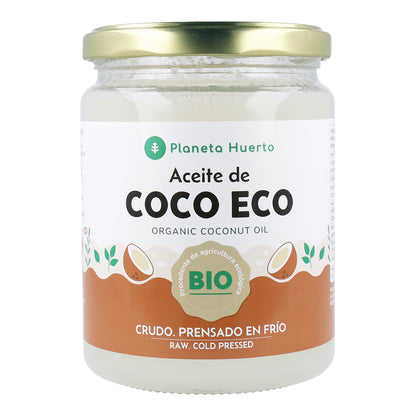 Pack 2x ECO Planet Orchard huile de coco vierge 500 ml