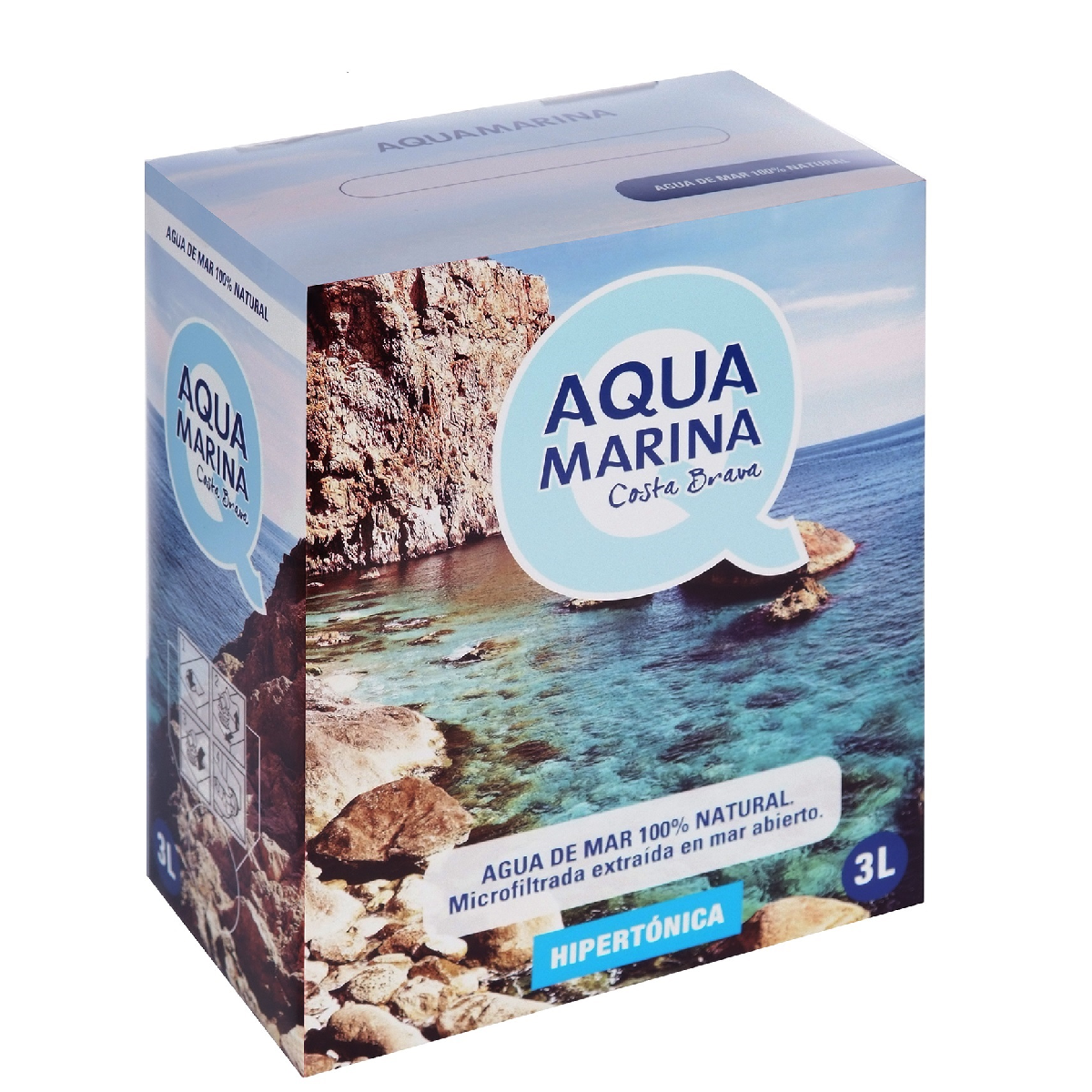 B&B Aquamarina Hypertonic Sea Water 3 L