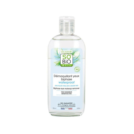 Tweefasige waterproof oogmake-upremover So'Bio étic 100 ml