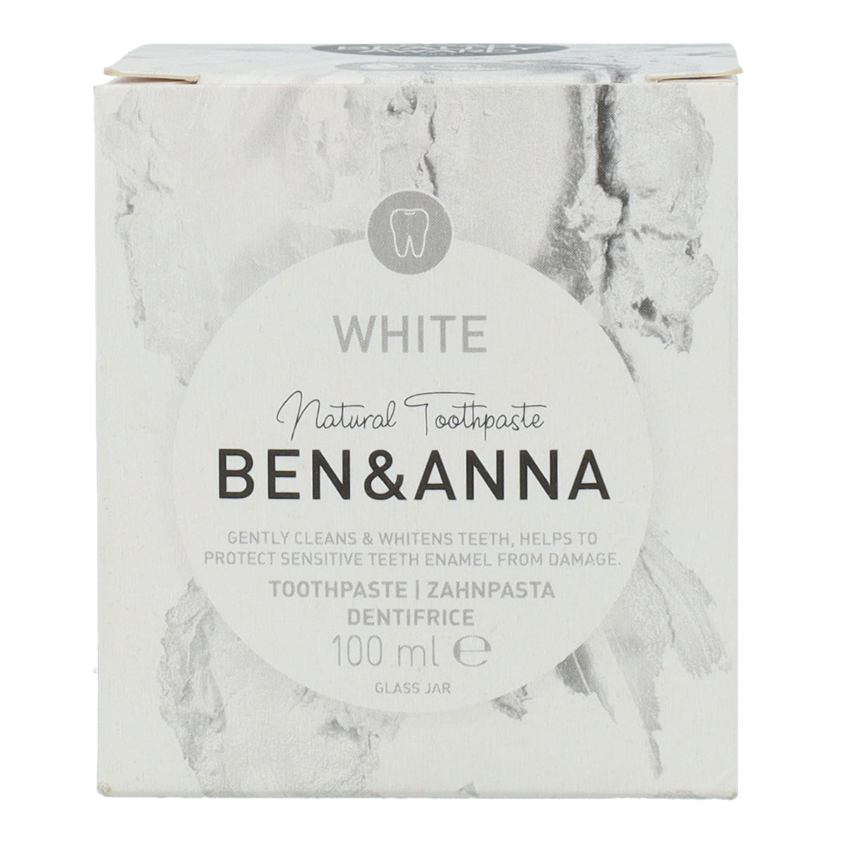 Vit tandkräm Ben&Anna 100 ml