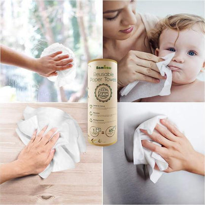 Bambaw Wiederverwendbare Bambus-Reinigungstücher