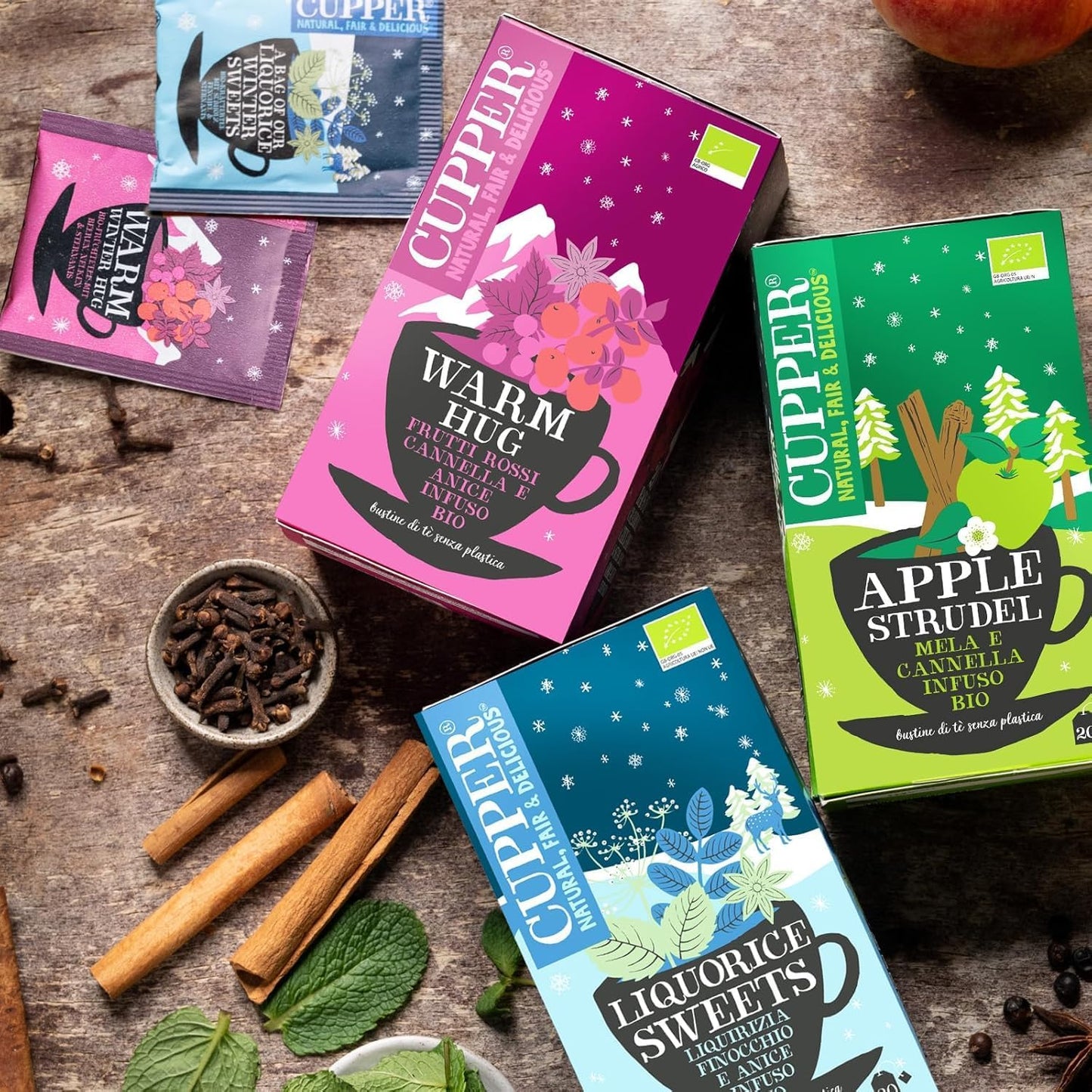 Winter-Süßholz-Bio-Cupper-Aufguss, 20 Teebeutel