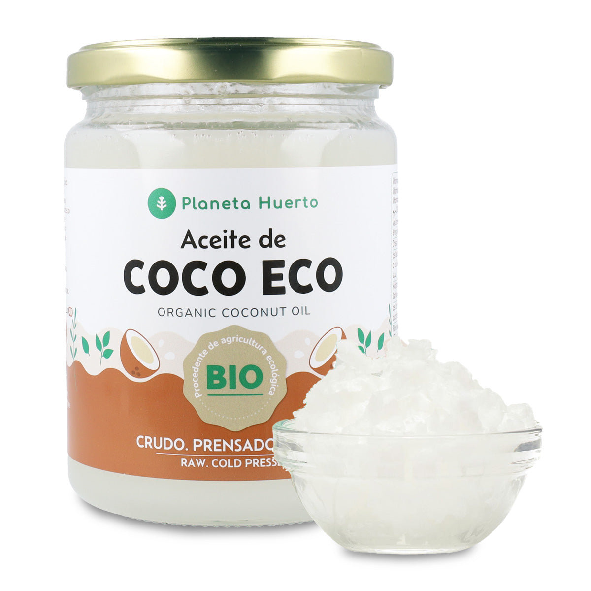 Pack 2x ECO Planet Orchard huile de coco vierge 500 ml