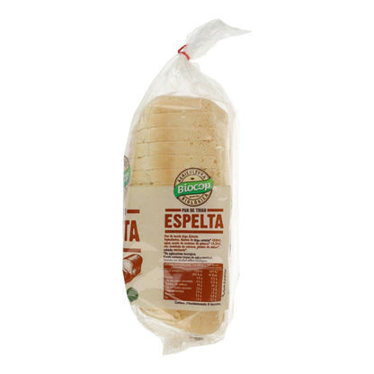 Pan de molde blando Espelta blanco Biocop 400 g