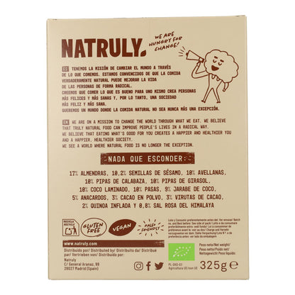 Granola Cacao e Quinoa Bio Natruly 325 g
