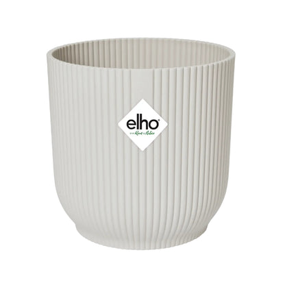 Pot de fleur Vibes Fold Round Silky White Elho 25 cm