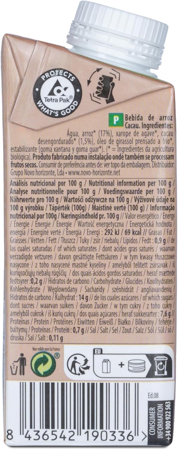 NaturGreen ekologisk ris- och kakaodryck 200 ml