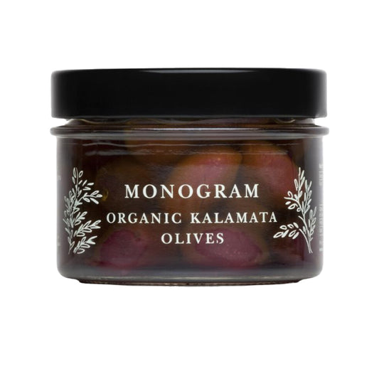 Olives Kalamata dans de l'huile d'olive vierge extra Monogram 314 g