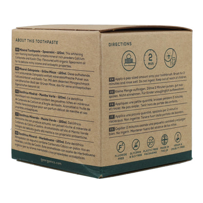 Natuurlijke tandpasta met pepermunt en kokos Georganics 120 ml