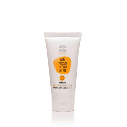 Krem przeciwsłoneczny do twarzy SPF 25 Amazonia Amapola 50 ml