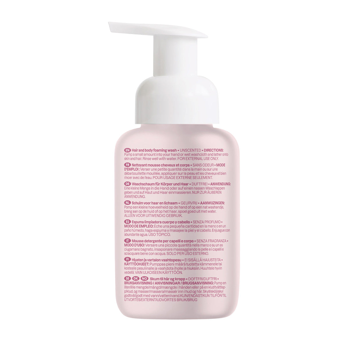 Gel moussant 2 en 1 pour bébé sans parfum, Attitude, 295 ml