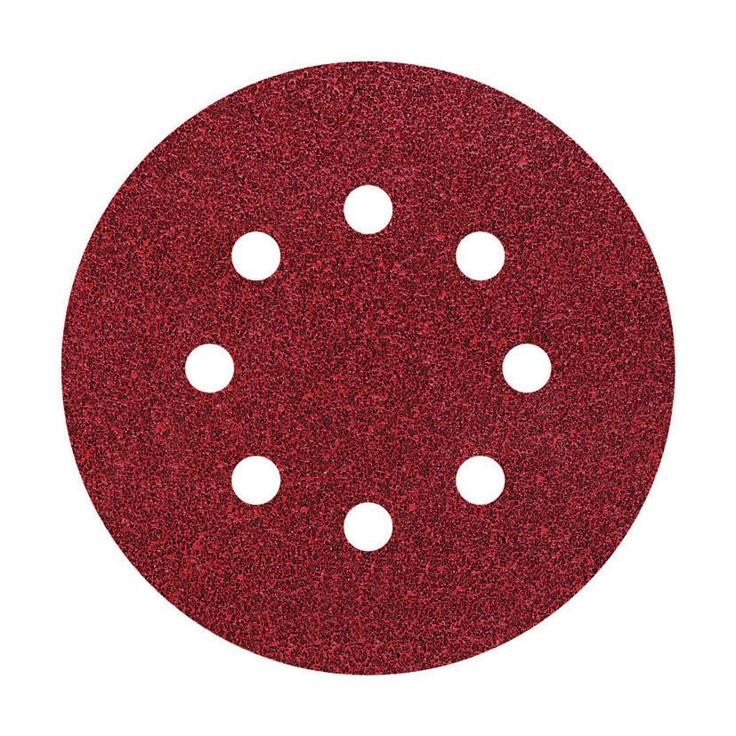15 feuilles abrasives adhésives FR 60,80,120 Ø 125 mm Wolfcraft 8401000