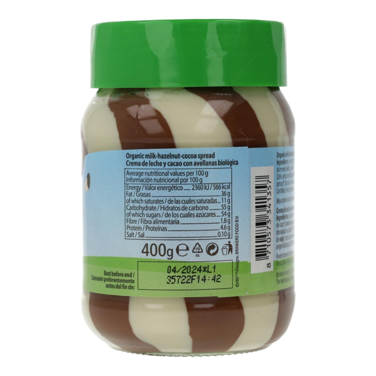 Nuscobio Duo Schokoladencreme 400g