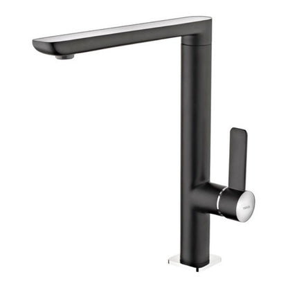 Bateria jednouchwytowa Teka ARK938 z wyjmowaną wylewką o dużej wytrzymałości, czarna