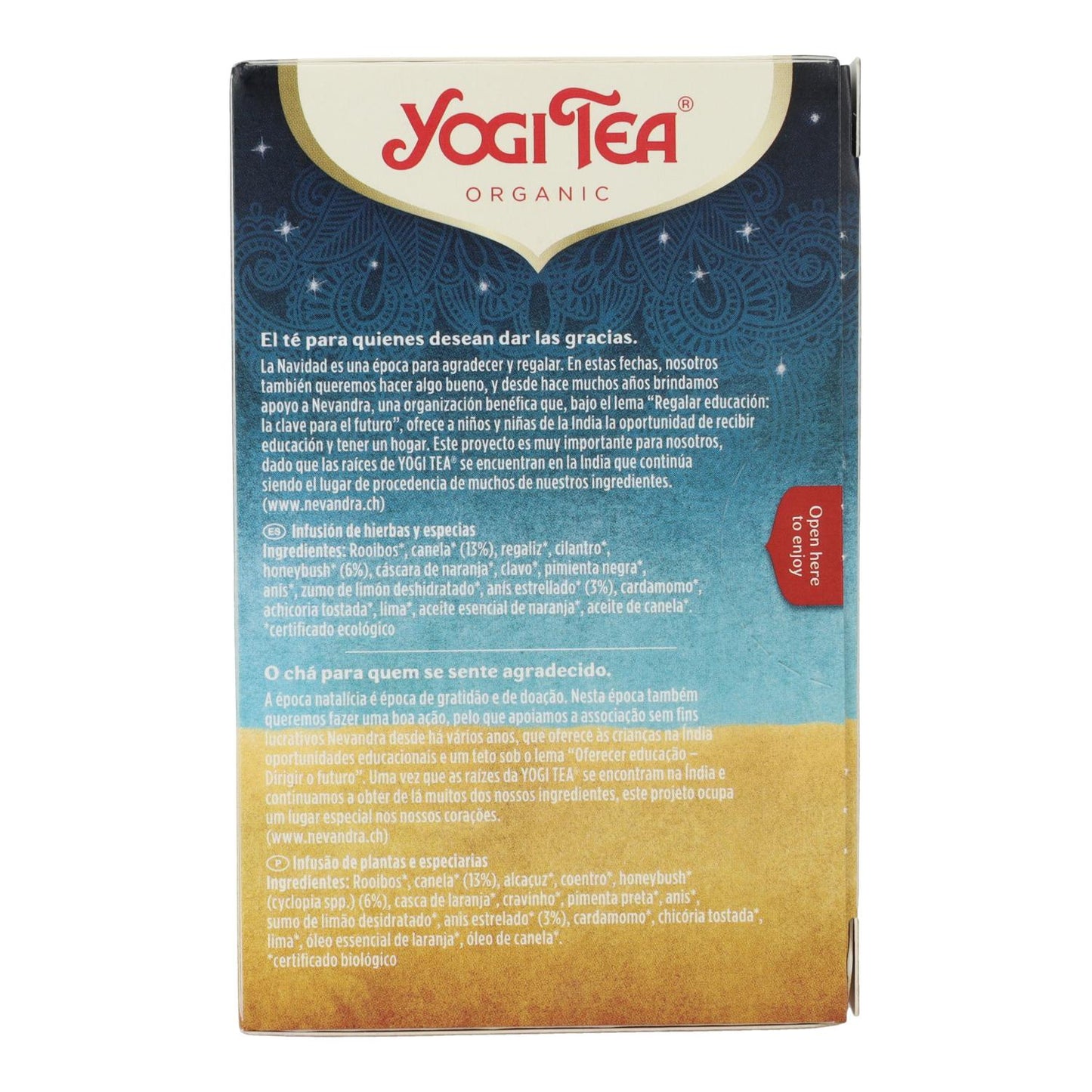 Yogi Tea BIO Herbata świąteczna 17 torebek