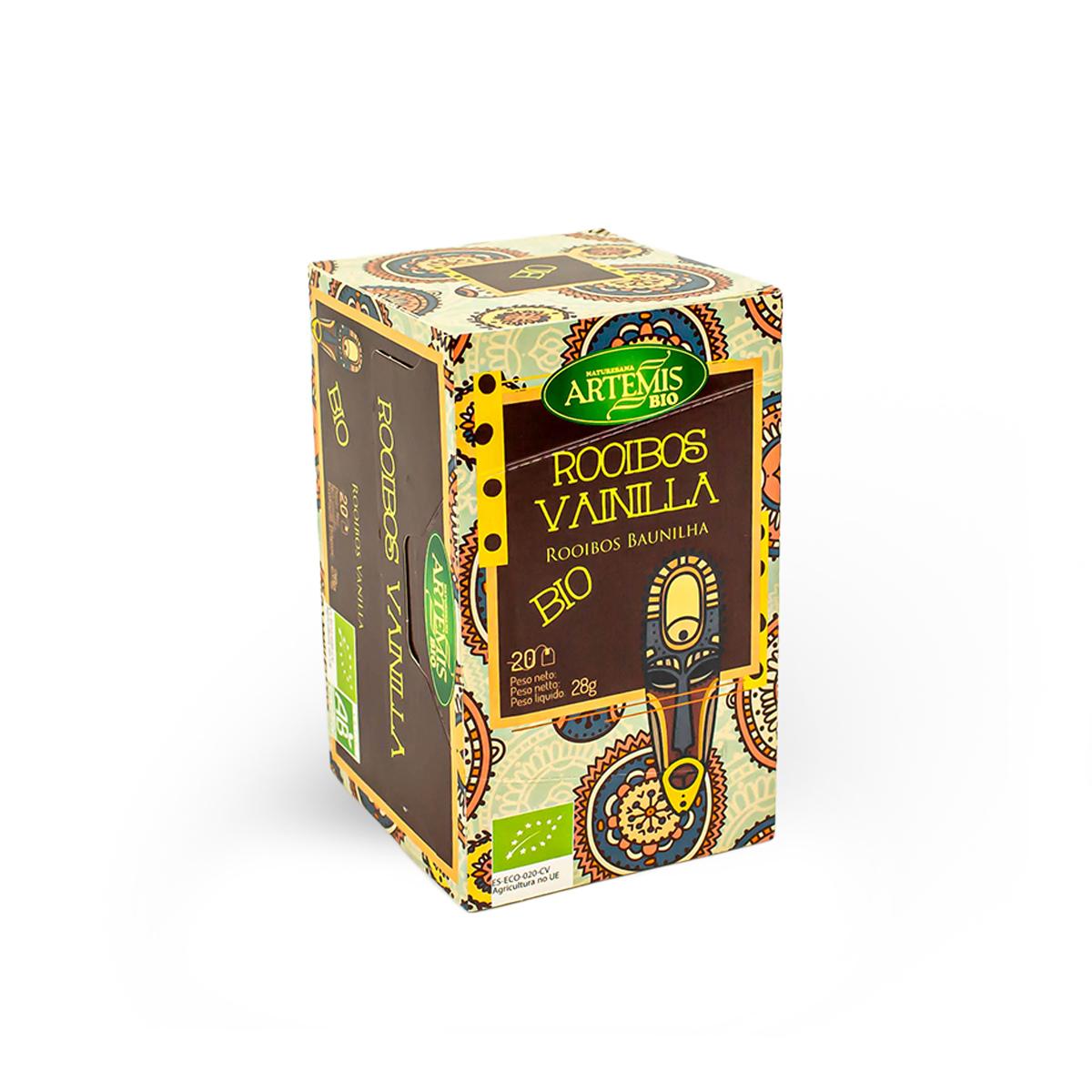 Thé Rooibos Vanille pour infusion Artemis Bio 20 sachets