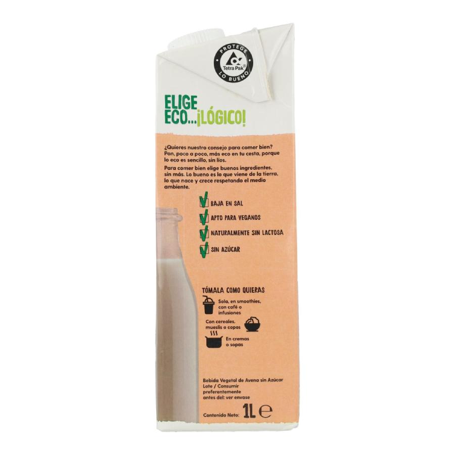 6er-Pack Bio-Haferdrink 0 % Zucker Ecocesta 1L