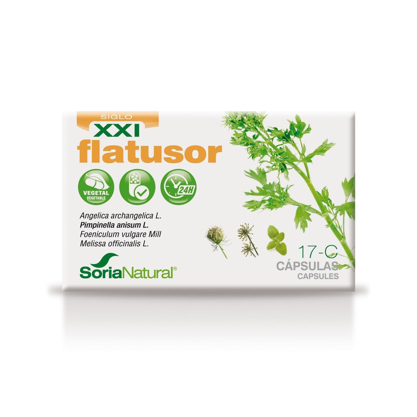 17-C Flatusor XXL Soria Natural, 30 capsules