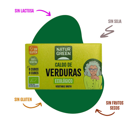 Dadi vegetali senza glutine Naturgreen 10,5 g