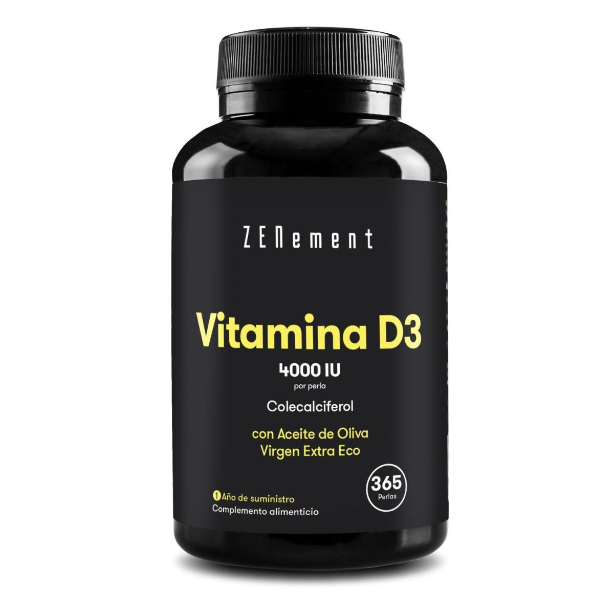 Vitamin D3 4000 IE Zenement, 365 tabletter