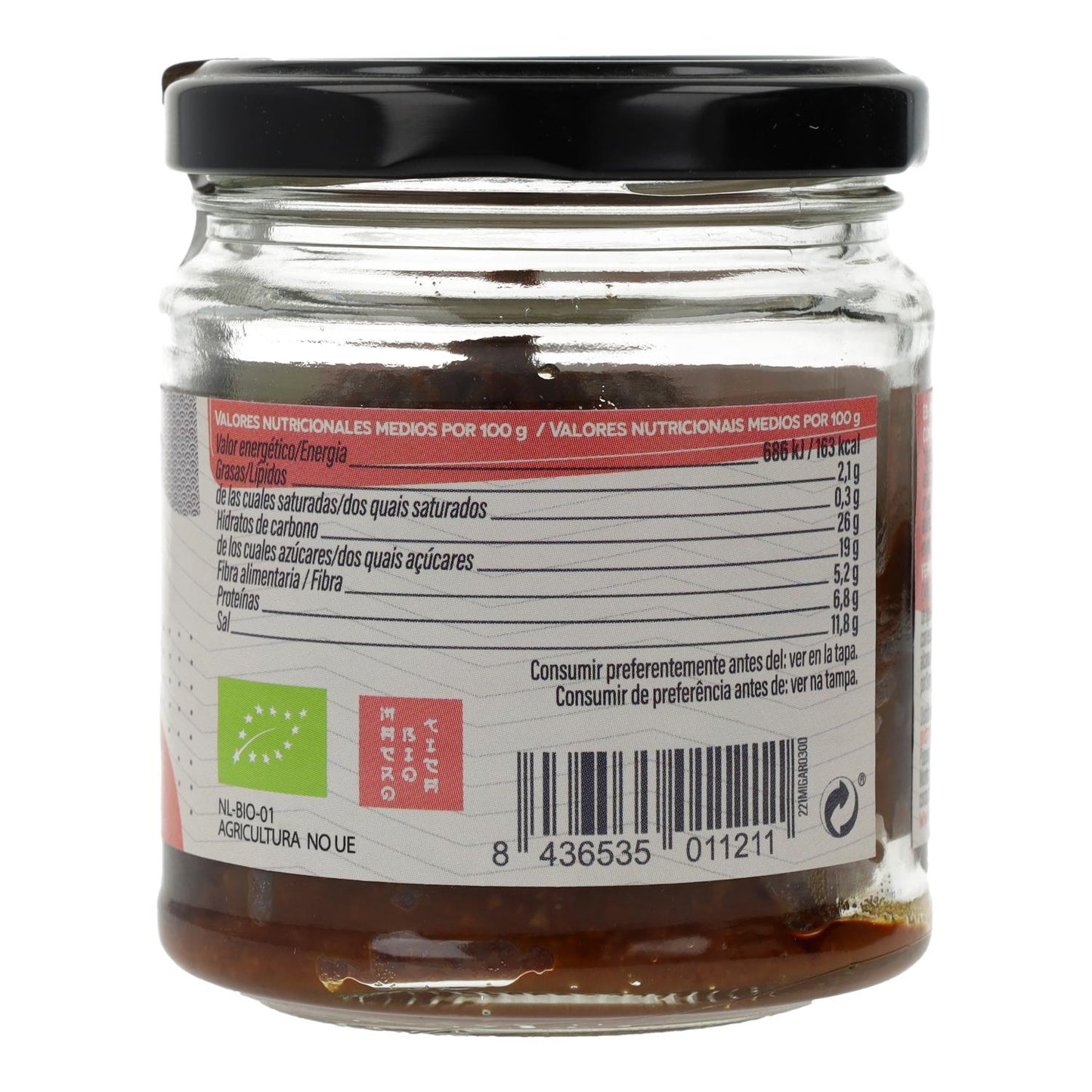 Bio-Unpasteurisiertes Kichererbsen-Miso La Finestra Sul Cielo 150g