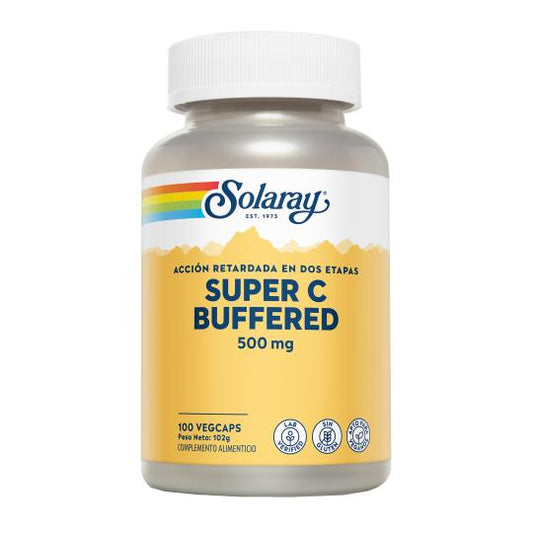 Super Bio C Buffered  Solaray, 100 cápsulas