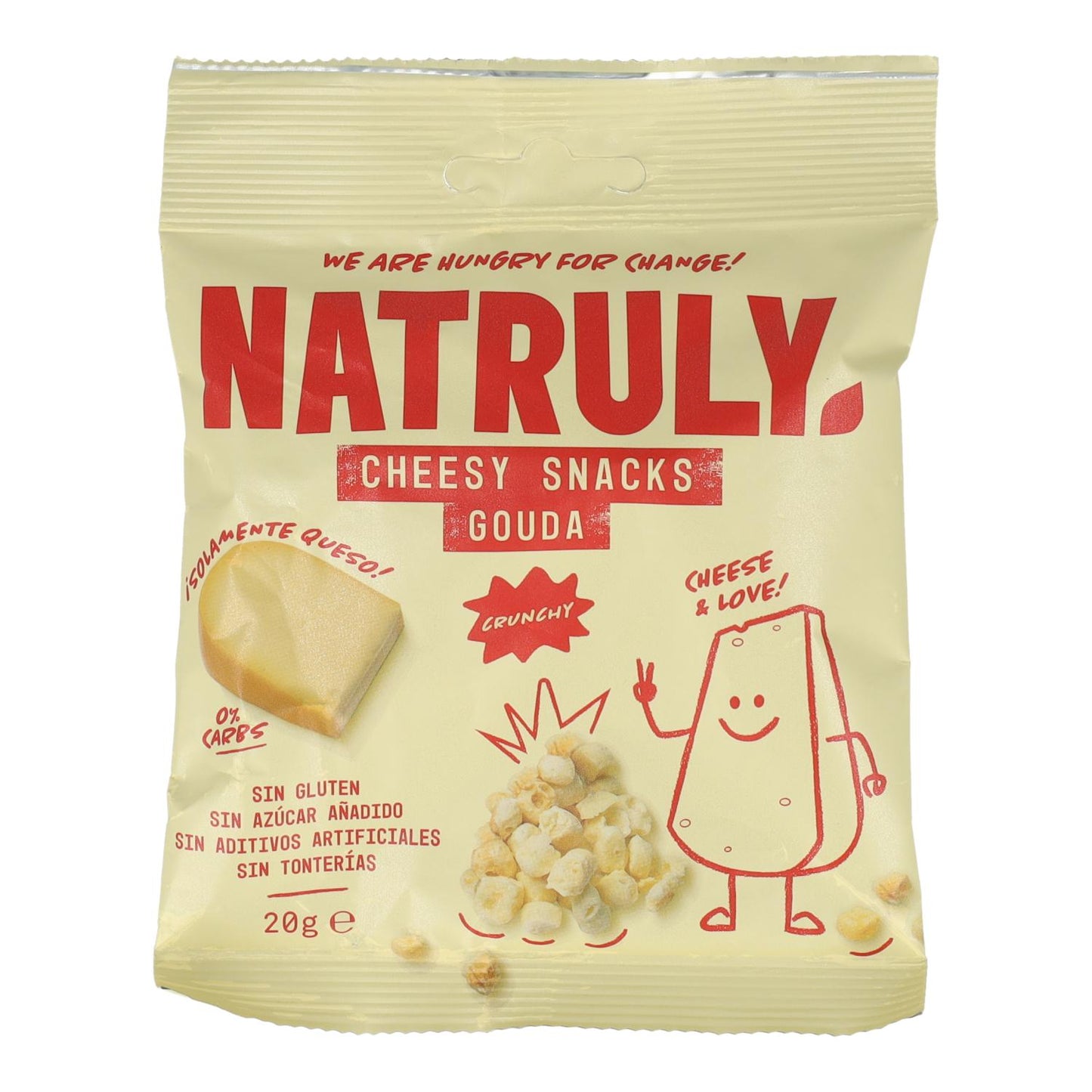 Cheesy Snacks Natruly 20 g
