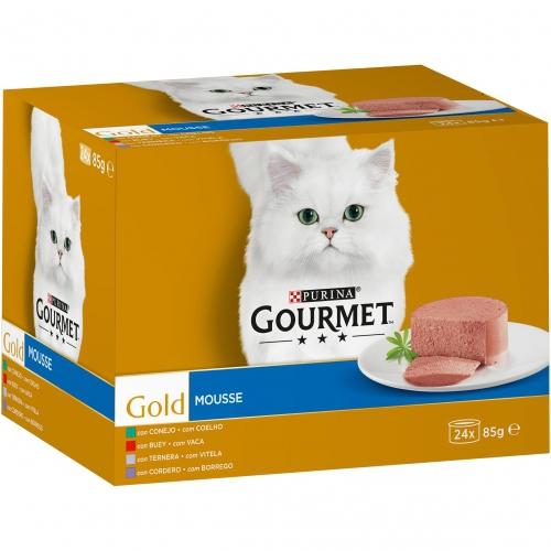 GOURMET GOLD Mousse Pack assortiment (24 x 85 g)