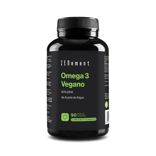 Vegan Omega 3 80% DHA from Zenement Seaweed Oil 90 capsules
