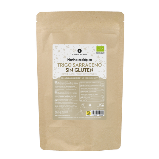 Glutenfritt bovetemjöl ECO Planeta Huerto 1 kg