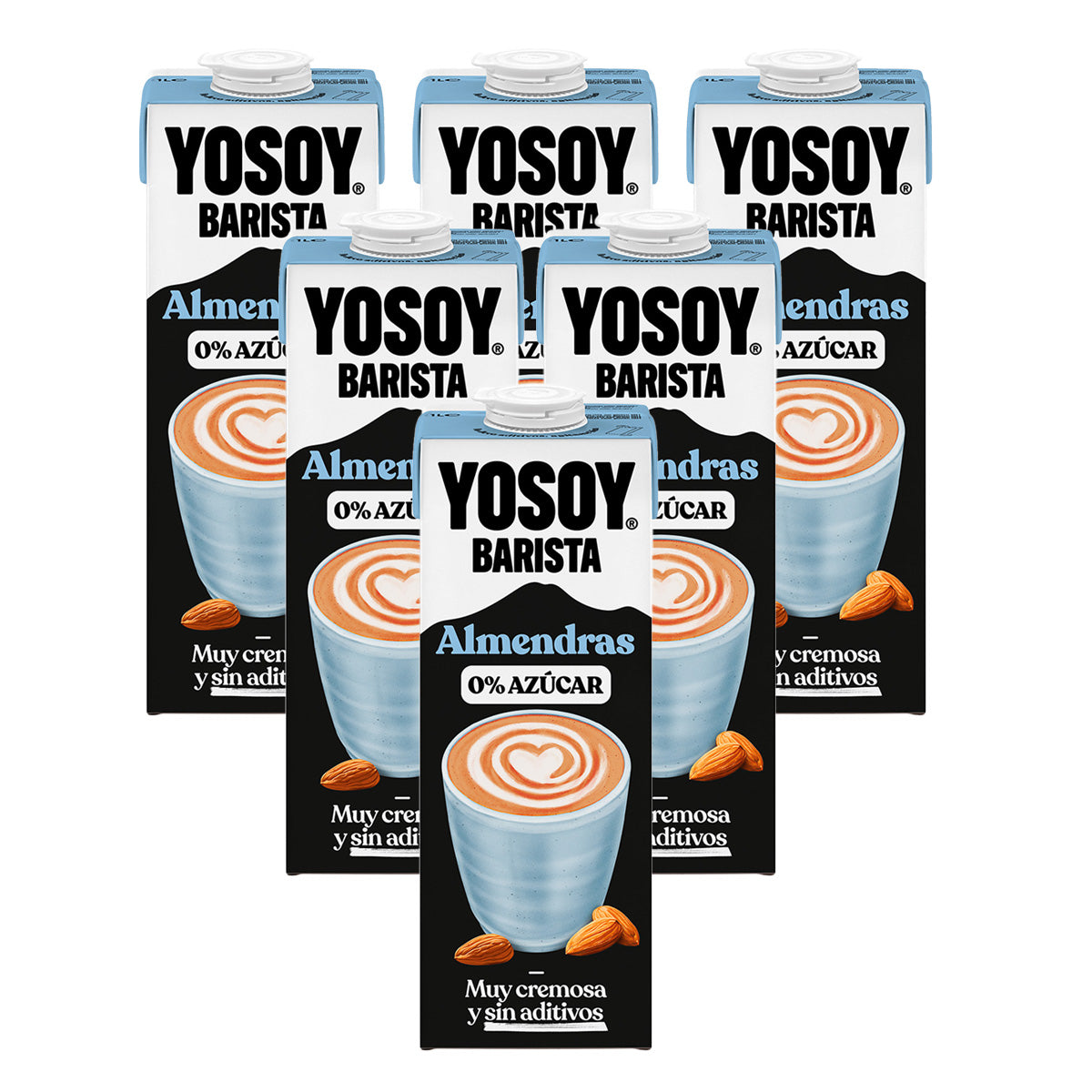 Pack 6x Boisson aux amandes Barista Yosoy 1L
